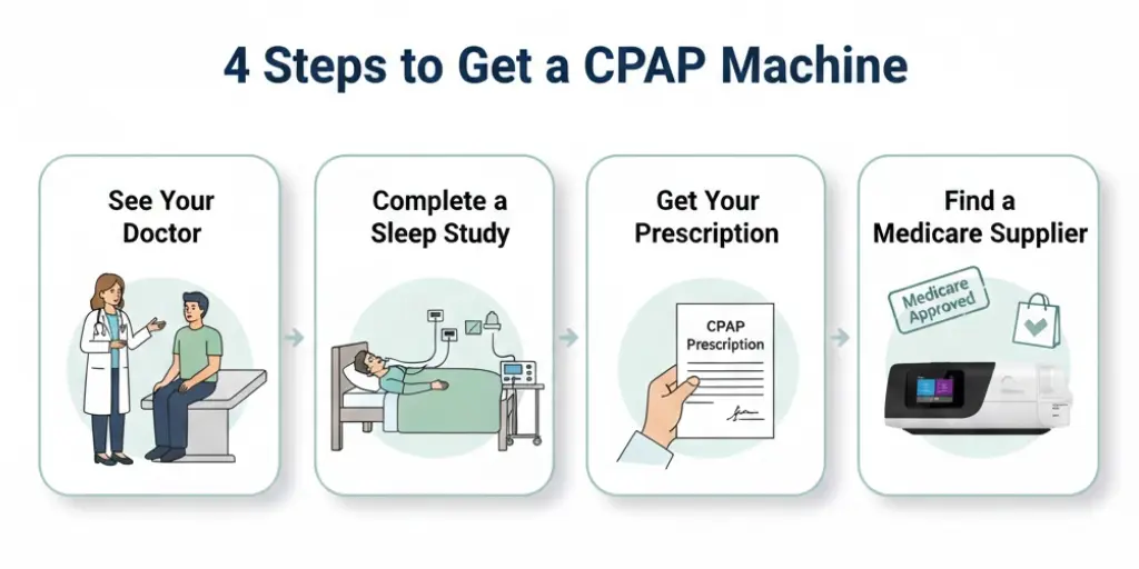 4 Steps to Get a CPAP Machine